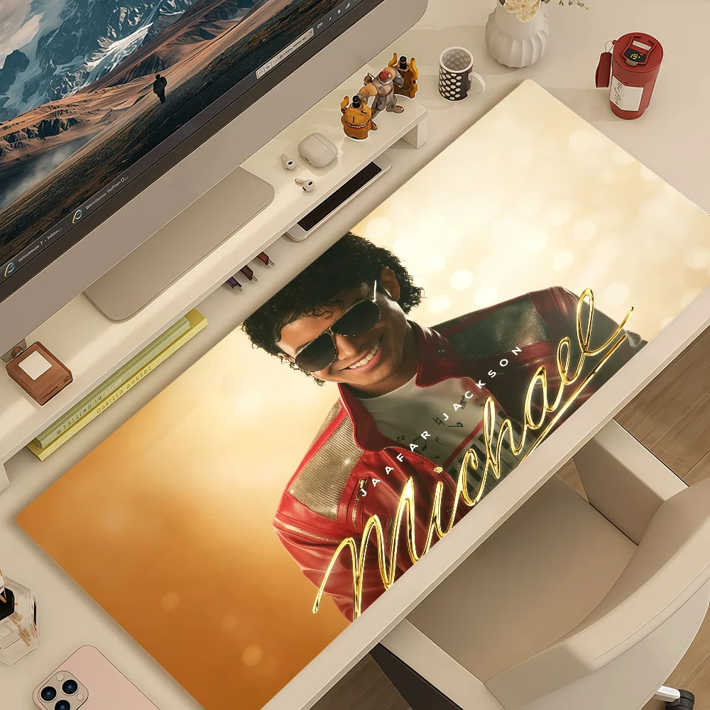 Mouse Pad MousePad Non-slip Music Jackson Lockedge Office Singer Student Gaming Thickened Large Writing M-Michael Pad Cushion