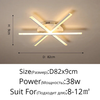 Simple New Modern LED Ceiling Chandelier Indoor Lighting For Living Room Bedroom Corridor Hall Aisle Lamps Lustre Lights fixture