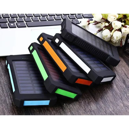 Lenovo 500000mAh Outdoor Solar Power Bank Super Fast Charging Portable External Battery for iPhone Samsung Huawei