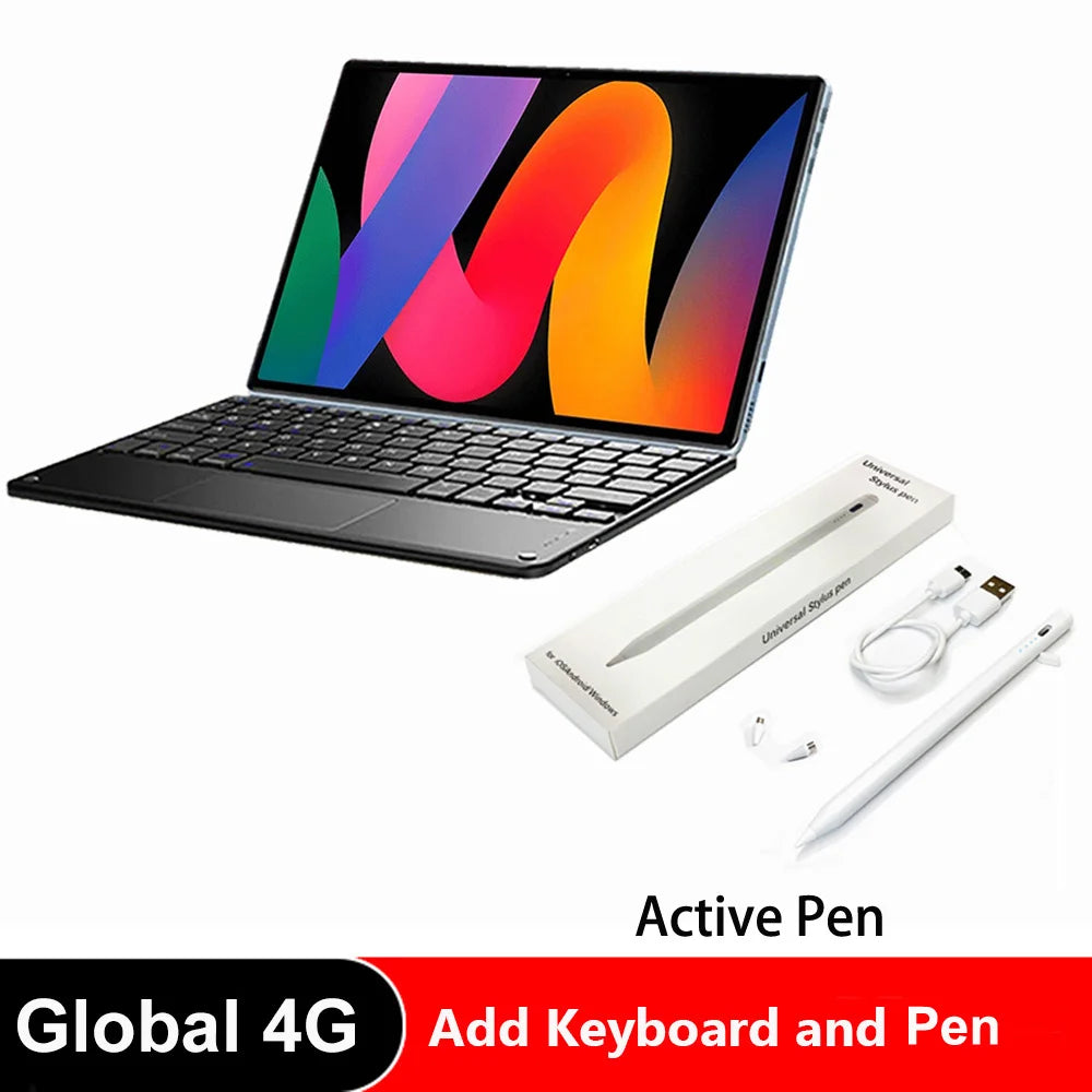Global Version Unopened Tab16 Dual 4G Tablet 10.3 inch 2K FHD Android15 12GB+256GB ROM Tablet Laptop With SIM Card  Unisoc T616