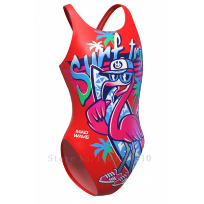 mad wave Women Sexy Swimsuit Skinsuit Diving Surfing Race Triathlon Training Body Physical Training Fitness Race Beach Casual