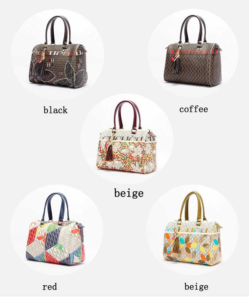 CH Luxury Brand Ladies Bucket Bag Designer New Ladies Large Capacity Exquisite Floral Pattern Travel Banquet High Grade Handbag