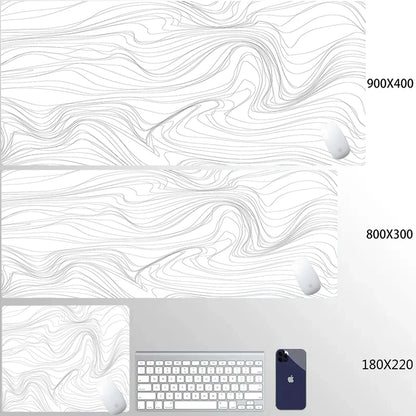 Computer Mouse Pad Strata Liquid Gaming PC Deskmat Laptop Pc Accessory Non-slip soft Mat XXL size Mousepad Large 900x400 Mats