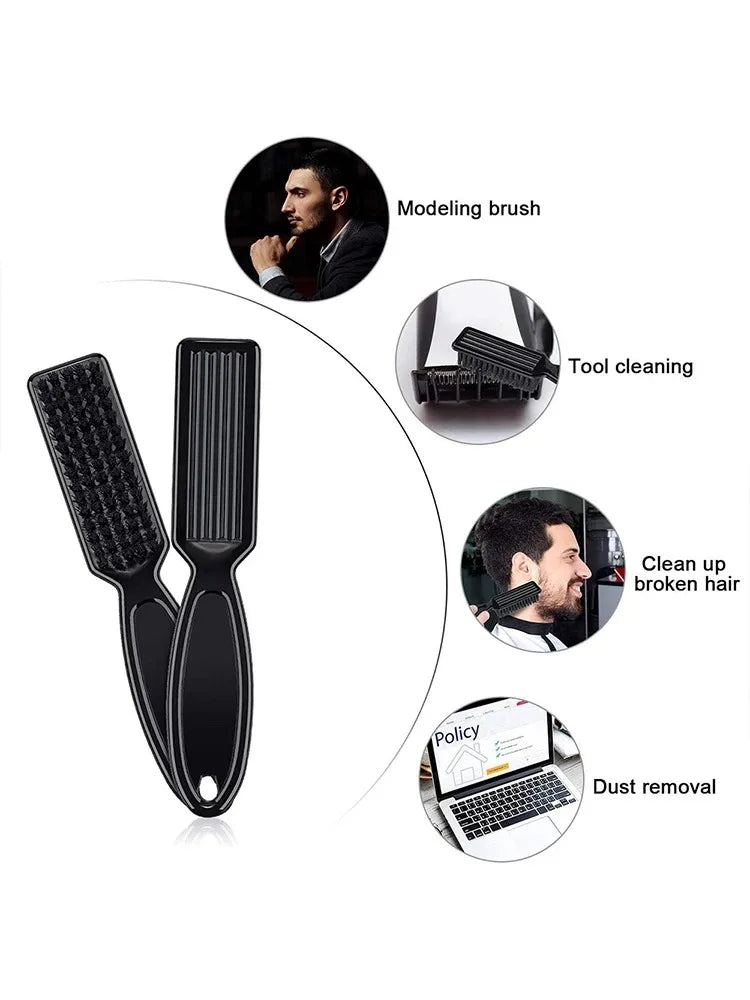 Oil Head Beard Styling Brush, Creating Smooth and Glossy Hair and Beard, Suitable for All Hairstyles