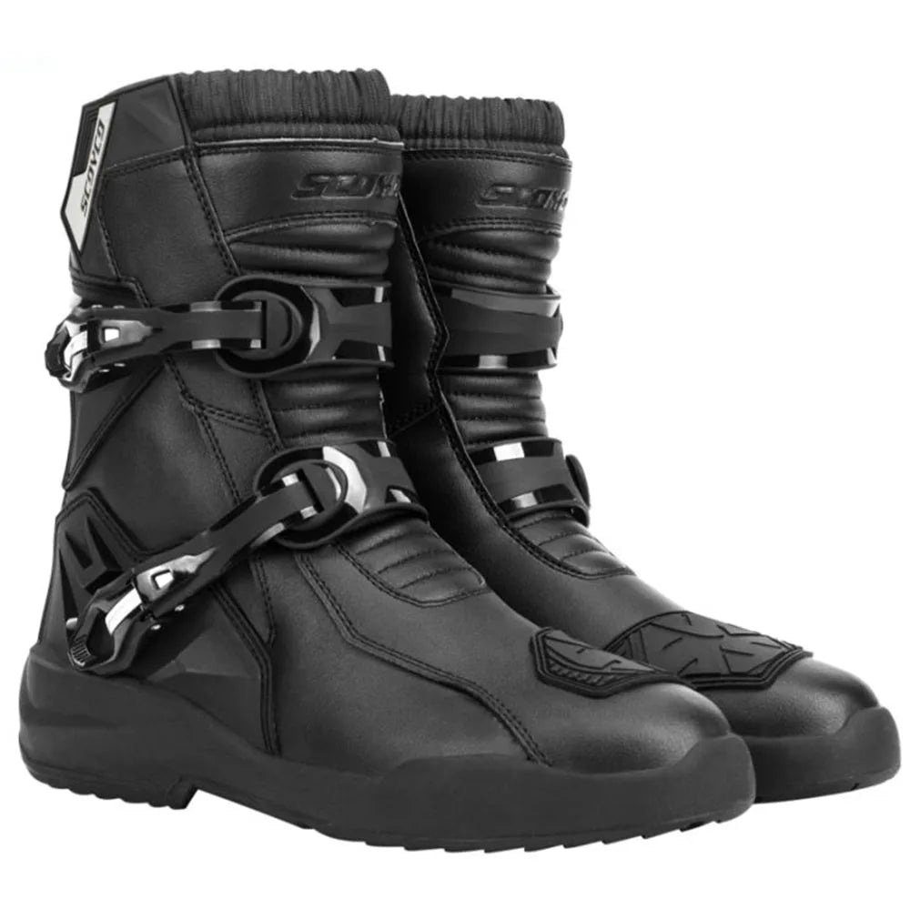 Motocross Boots Motorcycle Anti-fall Riding Adventure Low Boots Touring Motorcycle Waterproof Riding Boots Moto Riding Gear