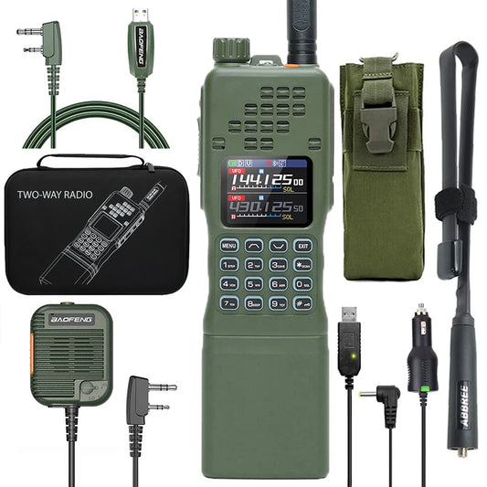 BAOFENG AR-152 PRO GPS Walkie Talkie  12000mAh  Multi Band Long Range Bluetooth 10W ProgrammingTri-power Two Way Radio UV-32