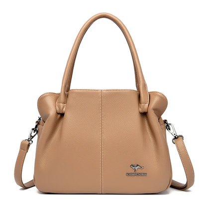 Luxury Designer Women's Handbag Soft Leather Large Capacity Purses and Handbags Casual Shoulder Bags Sac A Main Ladies Tote Bag