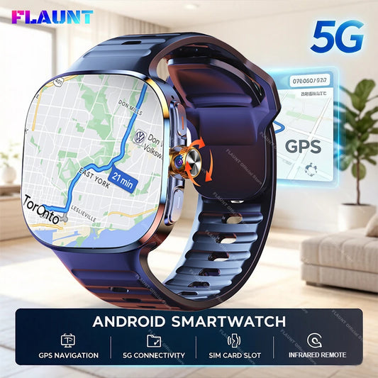 New 5G GPS Smartwatch 2026 2.16" AMOLED Camera WiFi NFC 32GB ROM 2100mAh Can Use SIM Card Clock Video Call Smart Watch Men Women