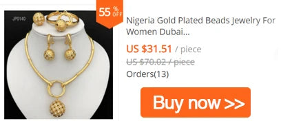 GZJPEI Shiny White Zircon Jewelry Set For Women Italy Nigeria Wedding Jewellery 18K Gold Plated Mother's Day Gift On Sale ﻿