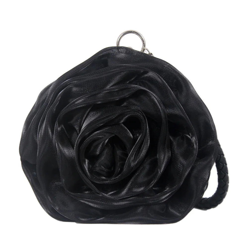 Party Clutch Fairy Hostess Flower Silk Mini Banquet Lipstick Key Purse Luxury Tote Designer Lady Prom Crossbody Handbags