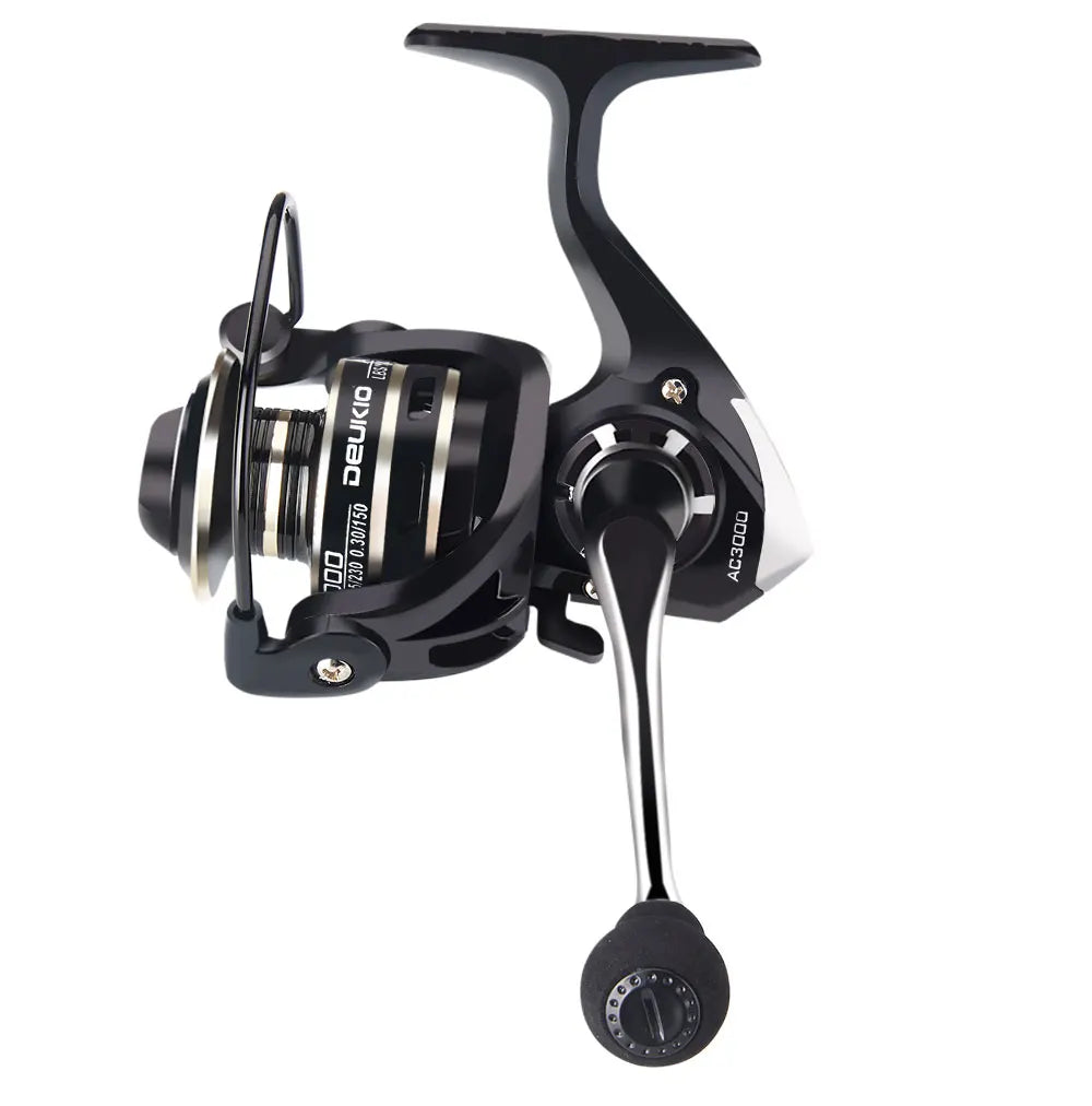 Spinning Reel Max Drag 12KG for Fishing AC800-7000 Reel Metal Spool Handle Sea Jig Carp Reel Fishing Coil Wheel