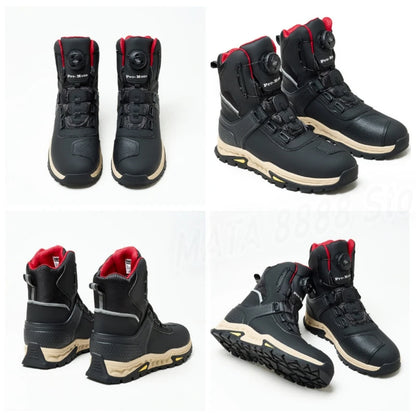 Motorcycle Men Boots Waterproof Breathable Anti-fall Rider Road Racing Casual Boot Gear Shift Rubber Sole Reflective Bike Shoes