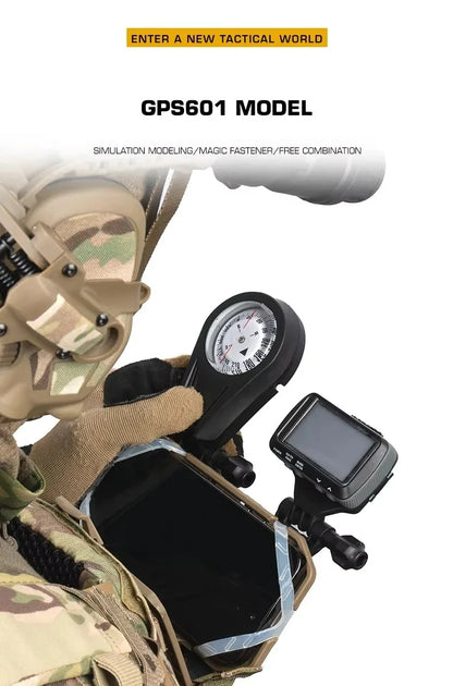 Tactical 601 GPS Navigator Dummy Model Non-Functional Outdoor Hunting Survival Compass Map Navigation Tool Prop