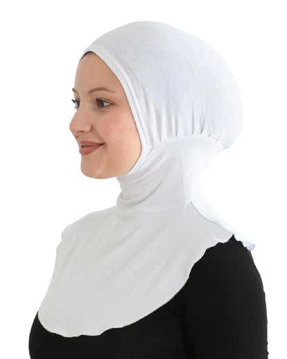 Versatile Fake Collar Hat Muslim Inner Premium Ready Jersey Hijab Cap Scarf Cotton Neck Cover Muslim Soft Woman Hijabs 40*25cm
