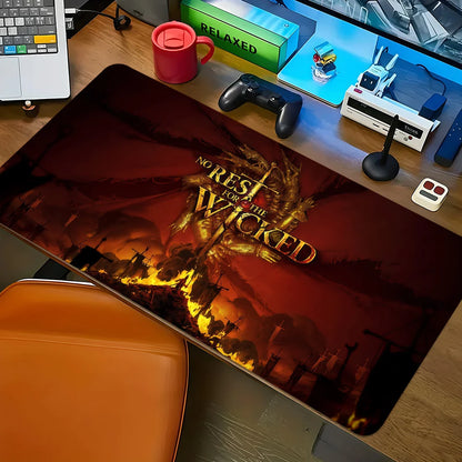 No R-Rest for the W-Wicked Mouse Pad Non-slip Thickened MousePad Large Writing Lockedge Office Student Gaming Cushion