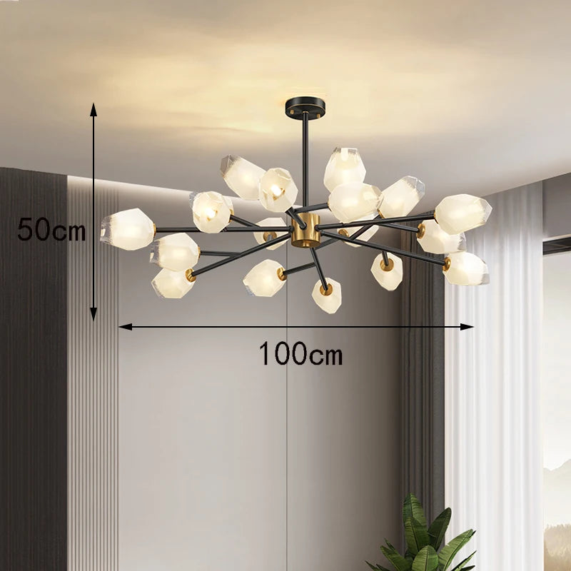 Nordic Home Decor Dining Room Pendant Lamp Lights Indoor Lighting Ceiling Lamp Hanging Light Chandelier Lamps for Living Room