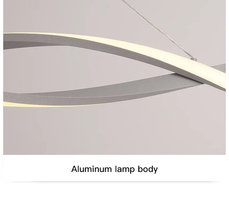 Modern Rotate Led Pendant Lights Dimmable for Kitchen Island Table Dining Room Office Chandelier Decor Lighting Lusters Fixture