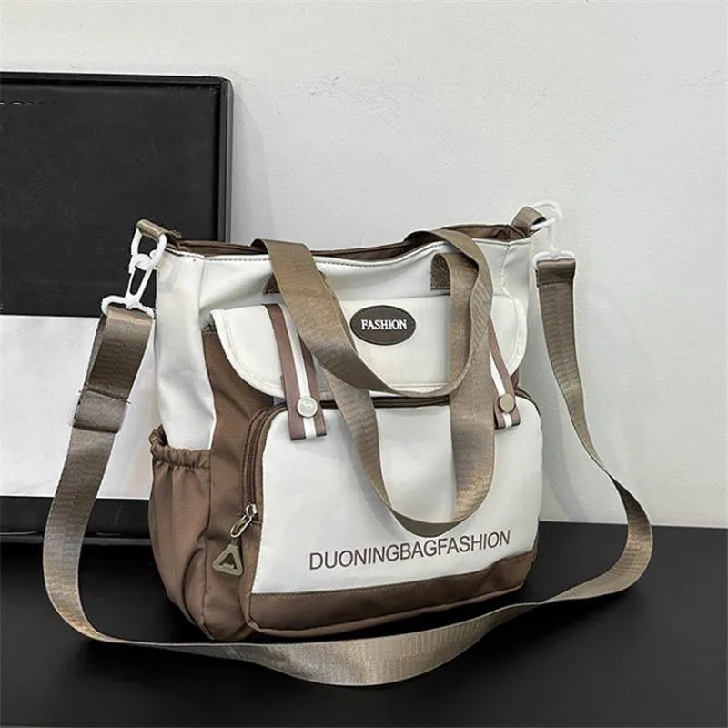Women's Tote Bag, Large Capacity Daily Handbag, Travel Bucket Shoulder Bag, Fashion Messenger Bag,Campus School Bags Satchel