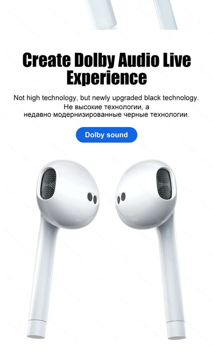 Original Headphones For iPhone 15 14 11 12 13 Pro Max Earphones XR X XS 8 Plus Bluetooth Wired Earbuds Headset Accessories