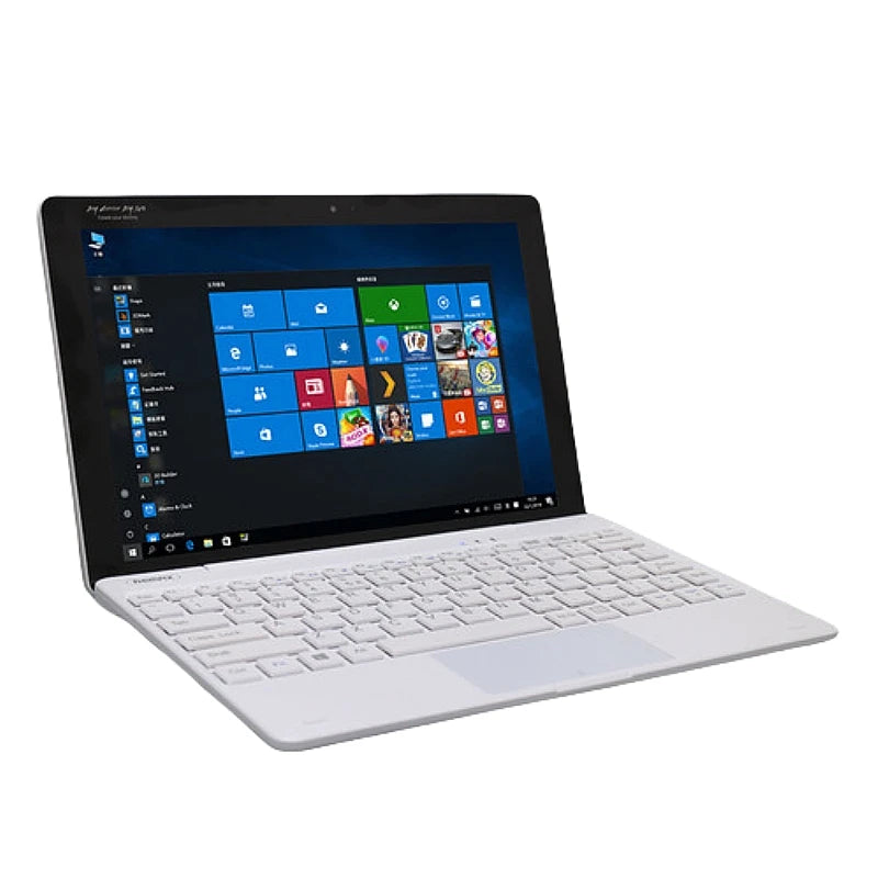 Portable 10.1'' 2-in-1 Laptop 2GB DDR RAM 32GB ROM 64bit Windows 10 Z8350 Quad Core Tablet with Detachable Keyboard 1280x800IPS