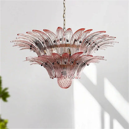 Modern Vintage French Glass Living Room Chandelier Designer Bedroom Mid-Century Style Duplex-Style Dining RoomLarge Villa Lights