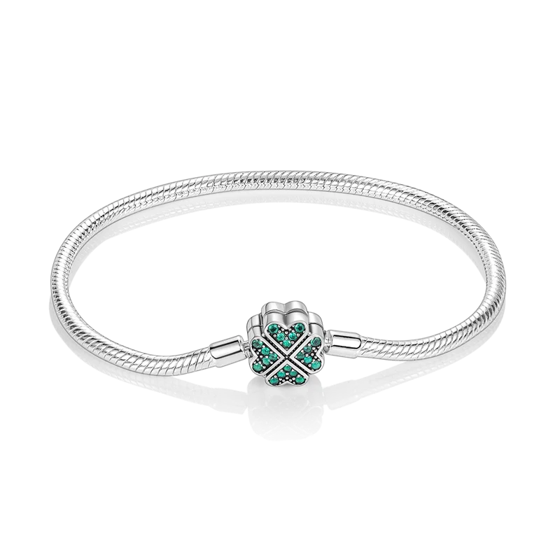 925 Sterling Silver Heart Love Snake Chain Bracelet Infinite Knot Butterfly For Women Fit Original Charms Beads Jewelry Gift