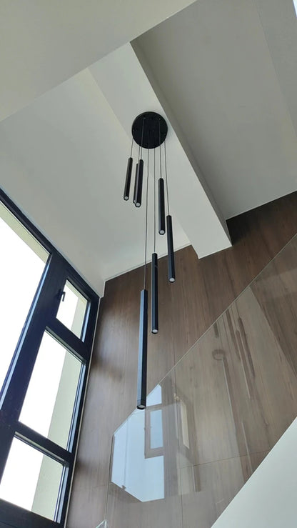 Modern home decor led lights pendant light lamps forstaircase Chandeliers for living room hanging light indoor lighting
