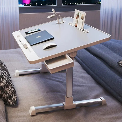 Bedroom Office Desk Compact Computer Study Height Adjustable Folding Laptop Bed Table Portable Computer Desk Student Dorm