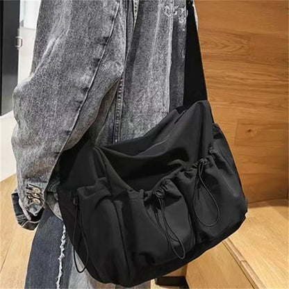 New Crossbody Bags for Women Youth Men Fashion Casual Large Capacity Handbags Shoulder Bags Solid Color Ladies Messenger Bag