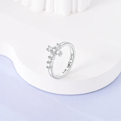 925 Sterling Silver Infinite Love Ring Original Luxury Design Zircon Finger Rings For Women High Quality Wedding Jewelry Gift