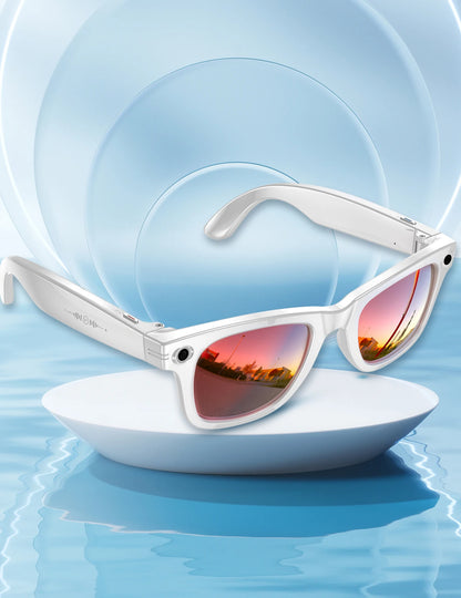 AI Smart Glasses with 8MP Camera Video Recording 100+ Languages Translation Sunglasses Bluetooth Call Music Play Men Women 2026