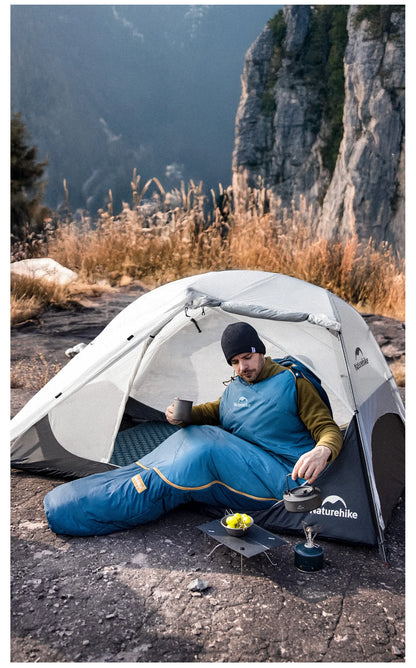 Naturehike MG120 MG270 Mummy Sleeping Bag -2~5℃ Ultralight Camping Hiking Cotton Warm Thermal Winter Machine Washable Tour Gear