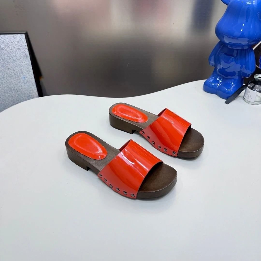 Luxury Brand Women's Shoes Handmade Fashion Slides Modern Slippers Outdoor Sandals Indoor Beach Garden Footwear Holiday Gifts