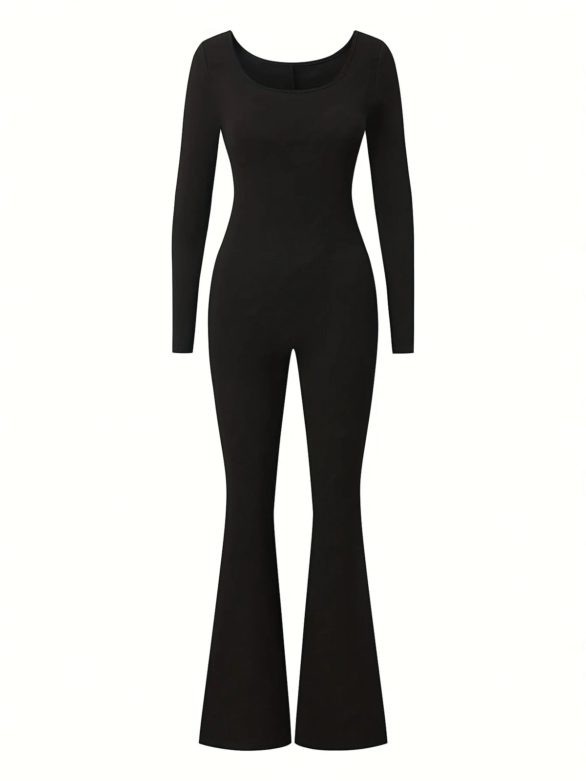 Women's jumpsuit, casual, stylish, sexy, elegant, U-neck, slim fit, versatile for outdoor sports.