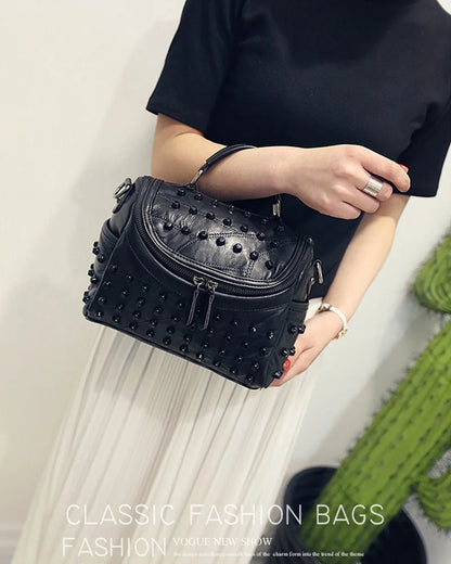 Luxury Women Genuine Leather Bag Sheepskin Messenger Bags Handbags Famous Brands Designer Female Handbag Shoulder Bag Sac