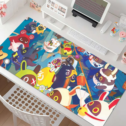 Game Zenless Zone Zero Bangboo Mouse Pad Anti Slip Rubber Edge Locked Thickened Laptop Gaming Desk Mat
