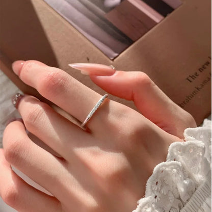 PANJBJ 925 Sterling Silver Golden Flower Rings For Women Drip Glaze Plant Irregular Adjustable Sweet Jewelry Gift Dropshipping