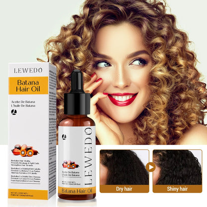 Natural Batana Oil For Hair Growth Anti-Hair Loss Strengthen Roots Repair Damaged Dry Hair Care Essence Oil Eliminate Split Ends