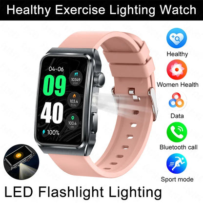 2025 New Nursing Grade ECG+PPG Pulse therapy Smartwatch Men Blood lipid Uric acid Bluetooth call Health Bracelet For Android iOS