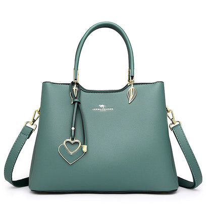 2023 Luxury Women Designer  Shoulder Crossbody  Fashion Ladies Large Capacity Leather Handbag Shopper Brand Messenger Totes