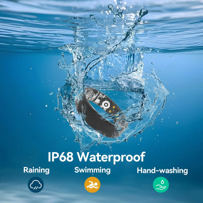 2026 Upgraded Smart Ring - Real-Time Health Monitoring, Steps, Distance, Exercise and Fitness, Sleep, Charging Case,Technological Fashion, Multiple Scenarios, Ideal Thanksgiving/Valentine'S Day/Christmas/New Year Gifts
