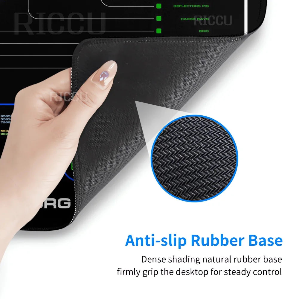 XXL HD print Game Mouse Pad Star Trek Office PC Accessories Keyboard Starship Blueprint Gamer Computer Cabinet Desk Mat carpet