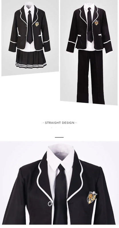Junior High School Boys Long Sleeve Chorus School Uniform Set Student JK Style Japan South Korea Inspired Uniform for Students