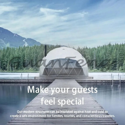 XZ OEM ODM Glamping Dome 4m 5m 6m 7m 8m Lowest Price Geodesic Dome House Tent for Sale