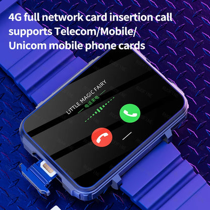 VP999 Android Smart Watch For Man 4G LTE Sim Card Phone Big Screen GPS Sports Electronics Smart Men's Wrist Global Version 2025