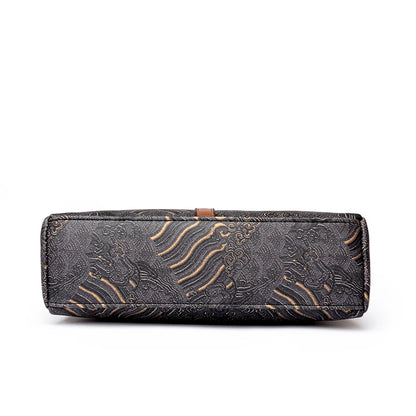 Luxury Designer Women's Shoulder Bag Fashion Print Purse Ladies High Quality Leather Crossbody Bag Messenger Commuter Sac A Main