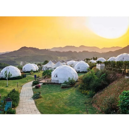 Custom Made VIP Hotel Dome House Tent Luxury Resort Dome Tents for Glamping Events Geodesic Dome Tents