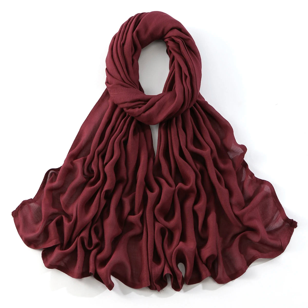 New Cotton Rayon Modal Hijab Scarf Women Big Size Muslim Headscarf Wraps Shawl Femme Musulman Headband Islamic Turban 185*75CM