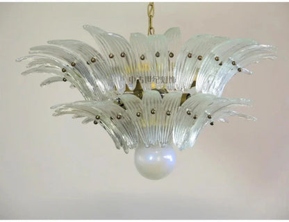 Modern Vintage French Glass Living Room Chandelier Designer Bedroom Mid-Century Style Duplex-Style Dining RoomLarge Villa Lights