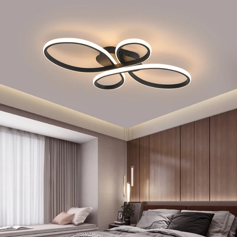 Simple Led Ceiling Light Creative Living Room Bedroom Study Dining Room Ceiling Lamp Nordic Modern Home Indoor Lighting Fixtures